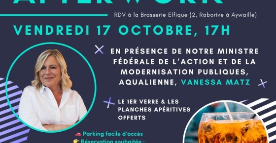 Afterwork Les Engagés Aywaille 17 Octobre (publication Facebook)